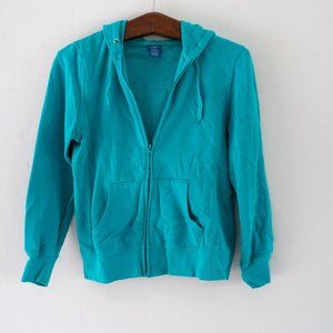 Reebok Teal Zip Up Hoodie - Athleisure